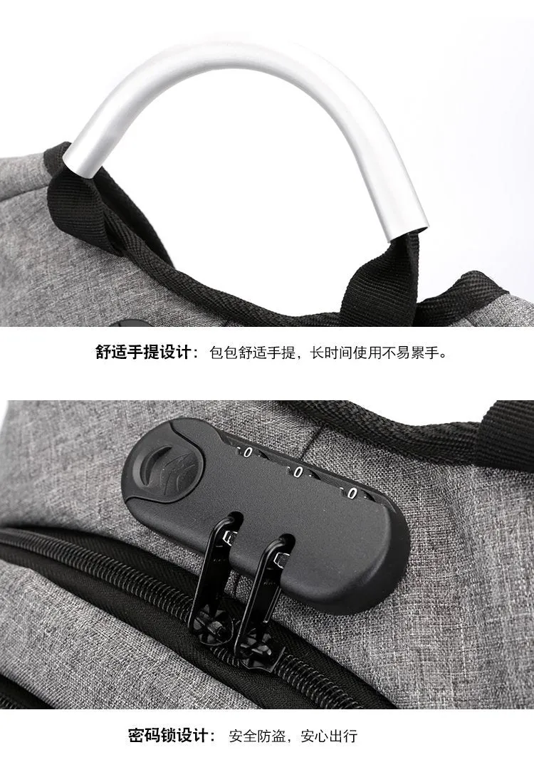 15.6-inch laptop bag password lock backpack