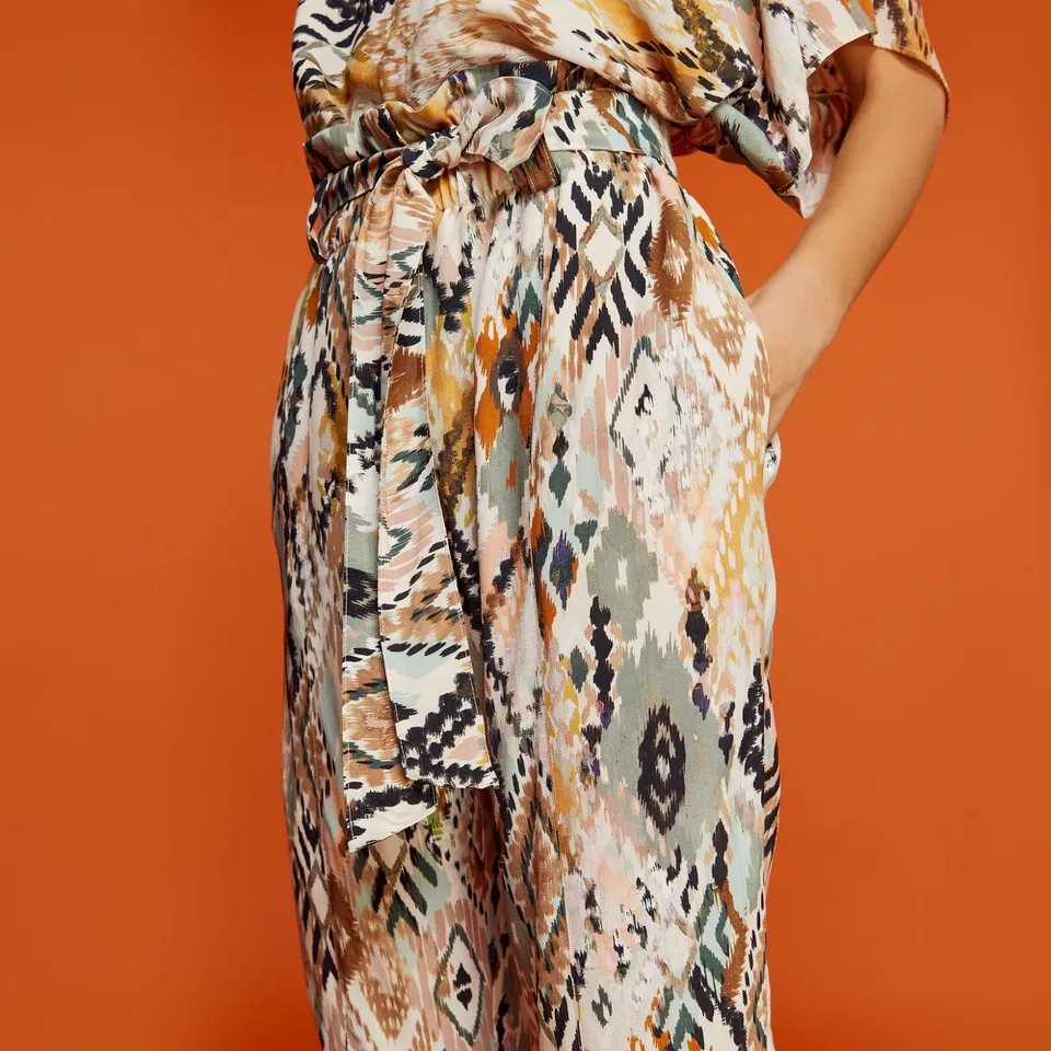 ACCESS FASHION - Pantaloni stampa etnica