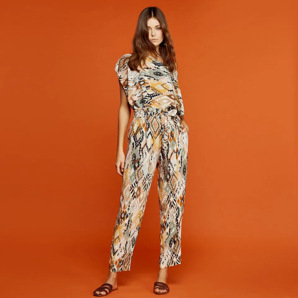 ACCESS FASHION - Pantaloni stampa etnica