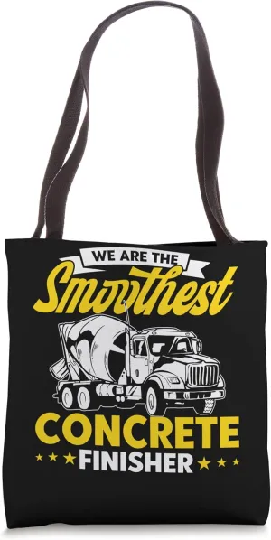 Concrete Worker Concrete Finisher Vintage Concrete Finisher Tote Bag