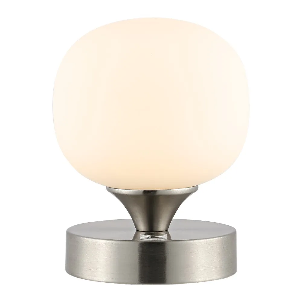 Davies 6.13" Bohemian Farmhouse Iron Rechargeable Integrated LED Table Lamp