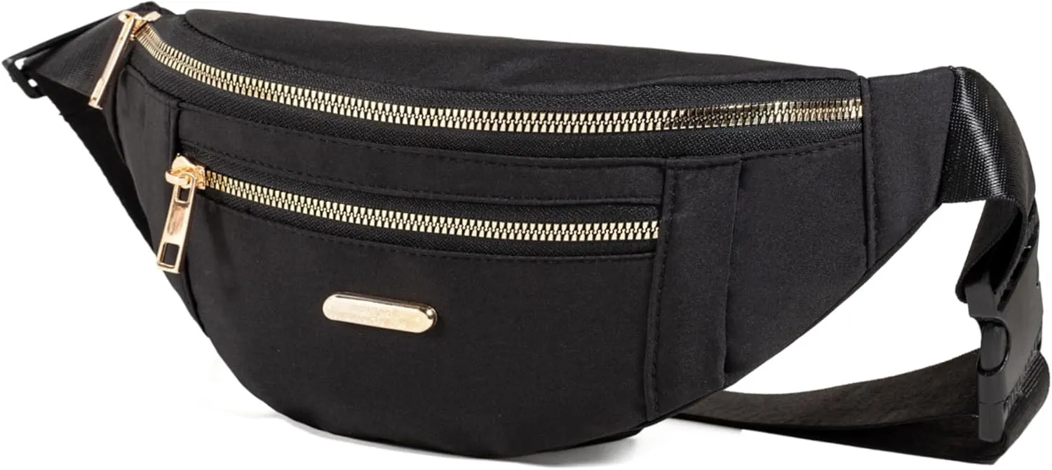 Fanny Pack Waist Pack - Waterproof Sling Crossbody Bag for Running Sports Travel