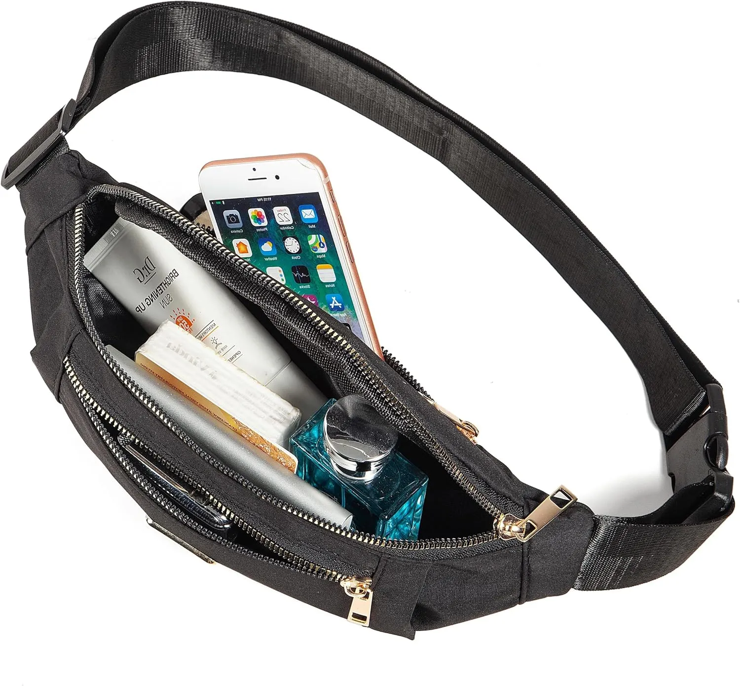 Fanny Pack Waist Pack - Waterproof Sling Crossbody Bag for Running Sports Travel