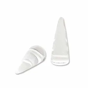 Glass Spikes - Crystal - 5x13mm