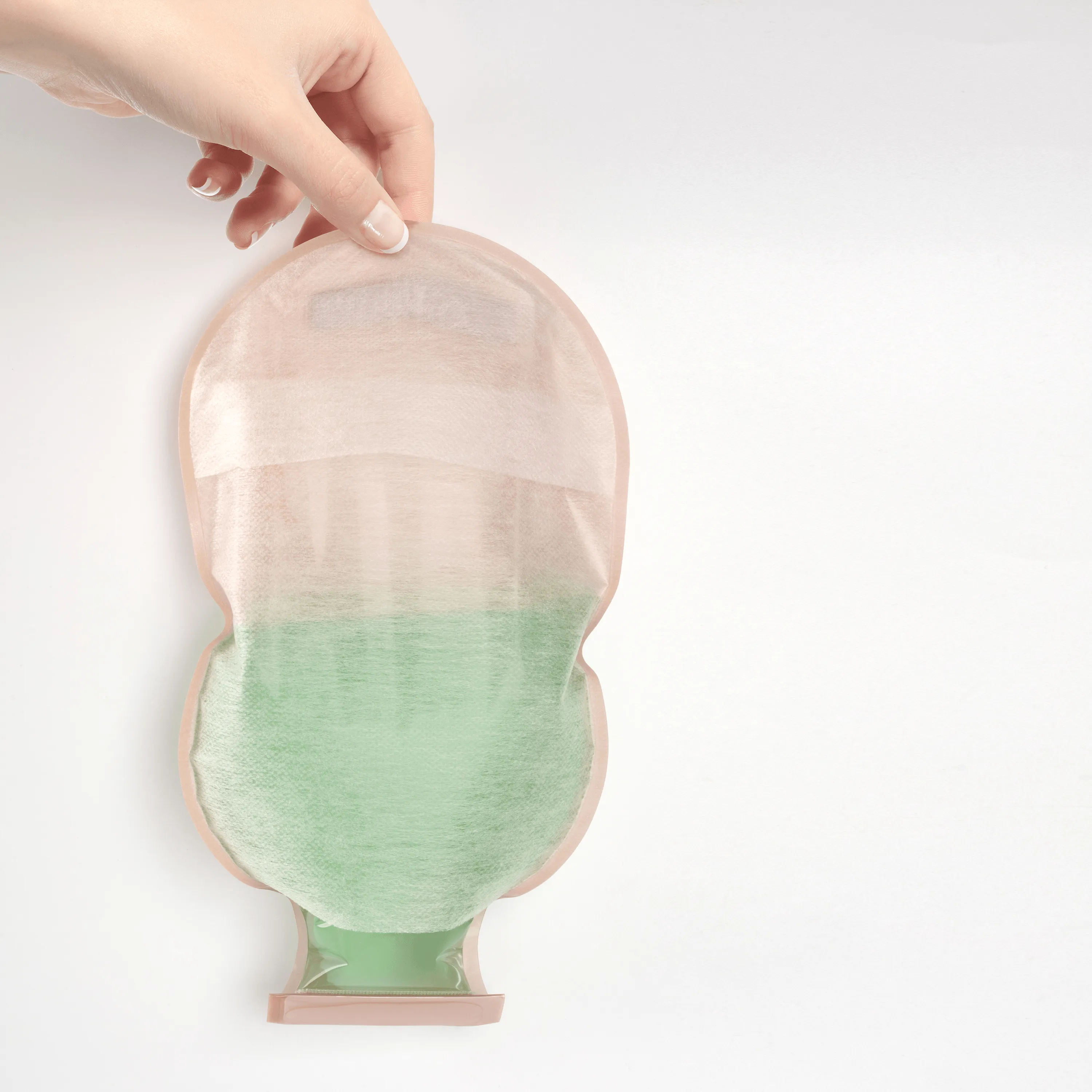 Heagi Colostomy Bags Skin Friendly One Piece Ostomy Bag Ostomy Supplies Cut-to-Fit Drainable Pouches with Closure