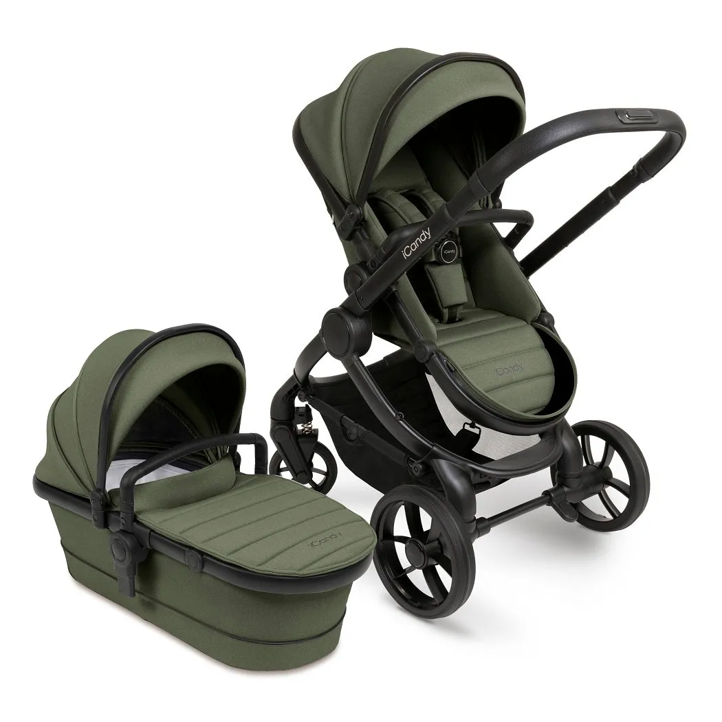 iCandy Peach 7 Pram Pushchair Complete Bundle (Ivy)