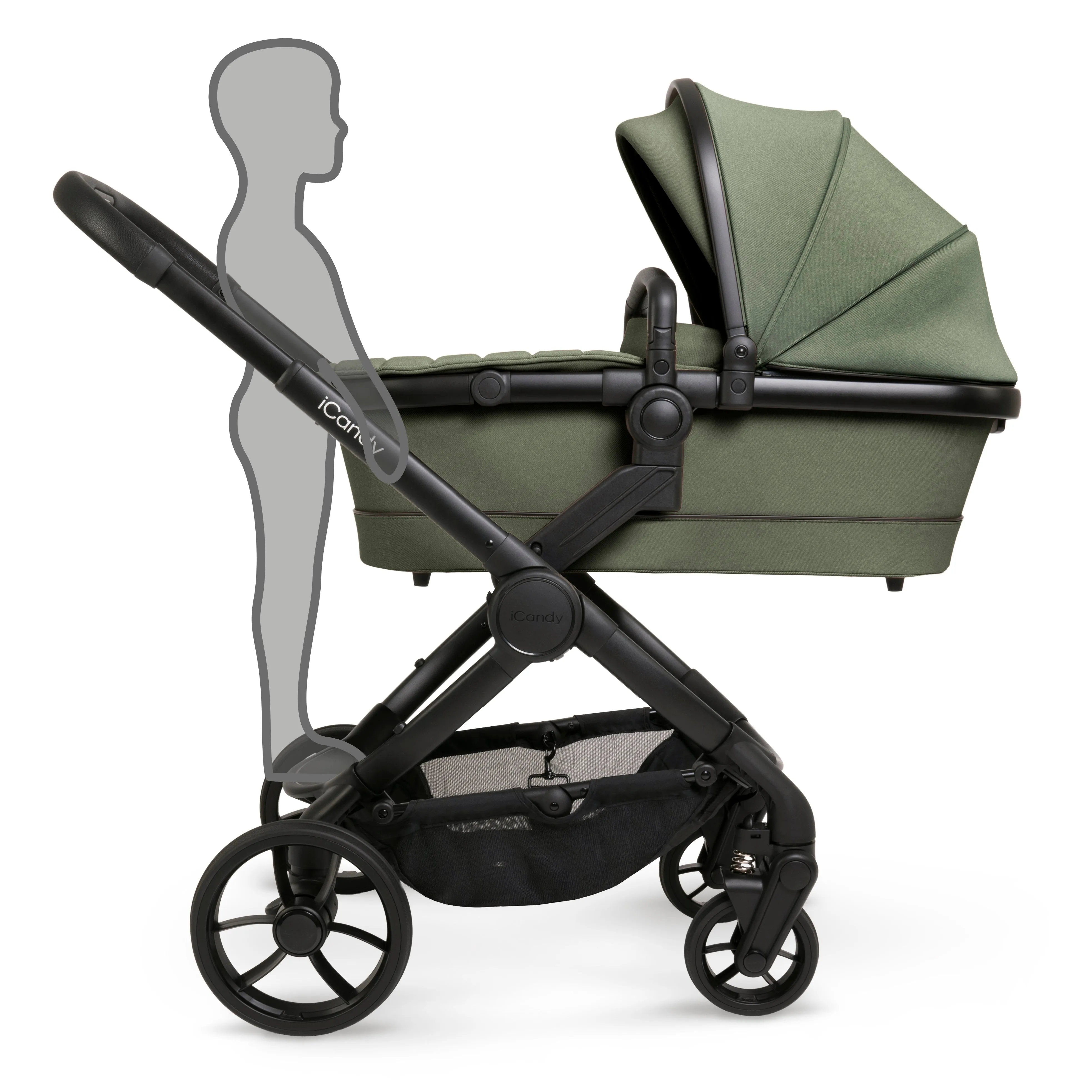 iCandy Peach 7 Pram Pushchair Complete Bundle (Ivy)