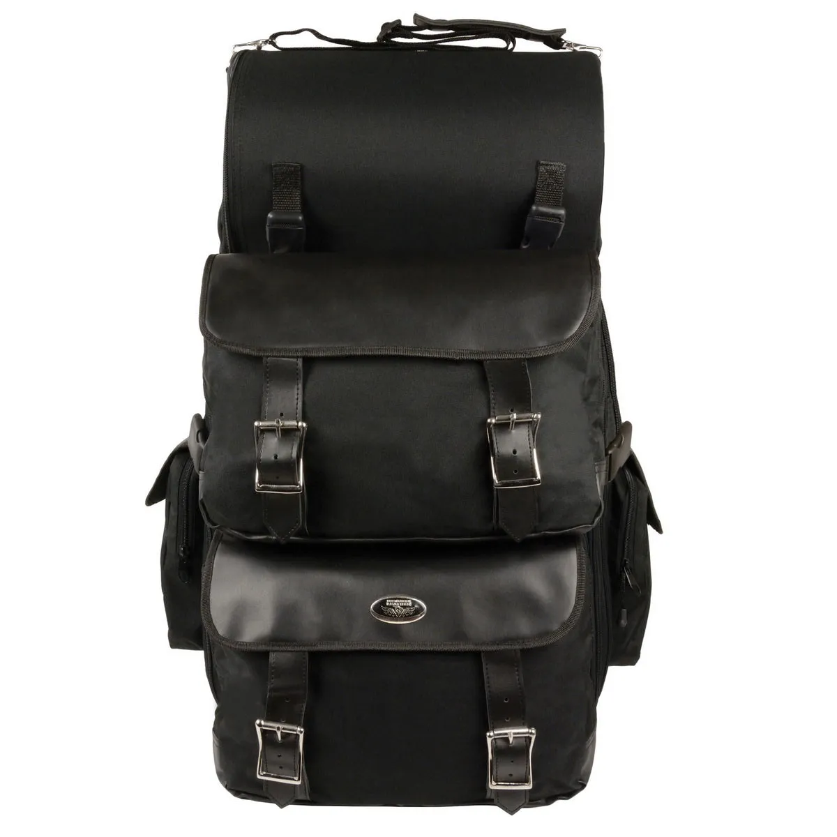 Milwaukee Leather SH606 Large Black Textile 2-Piece Motorcycle Sissy