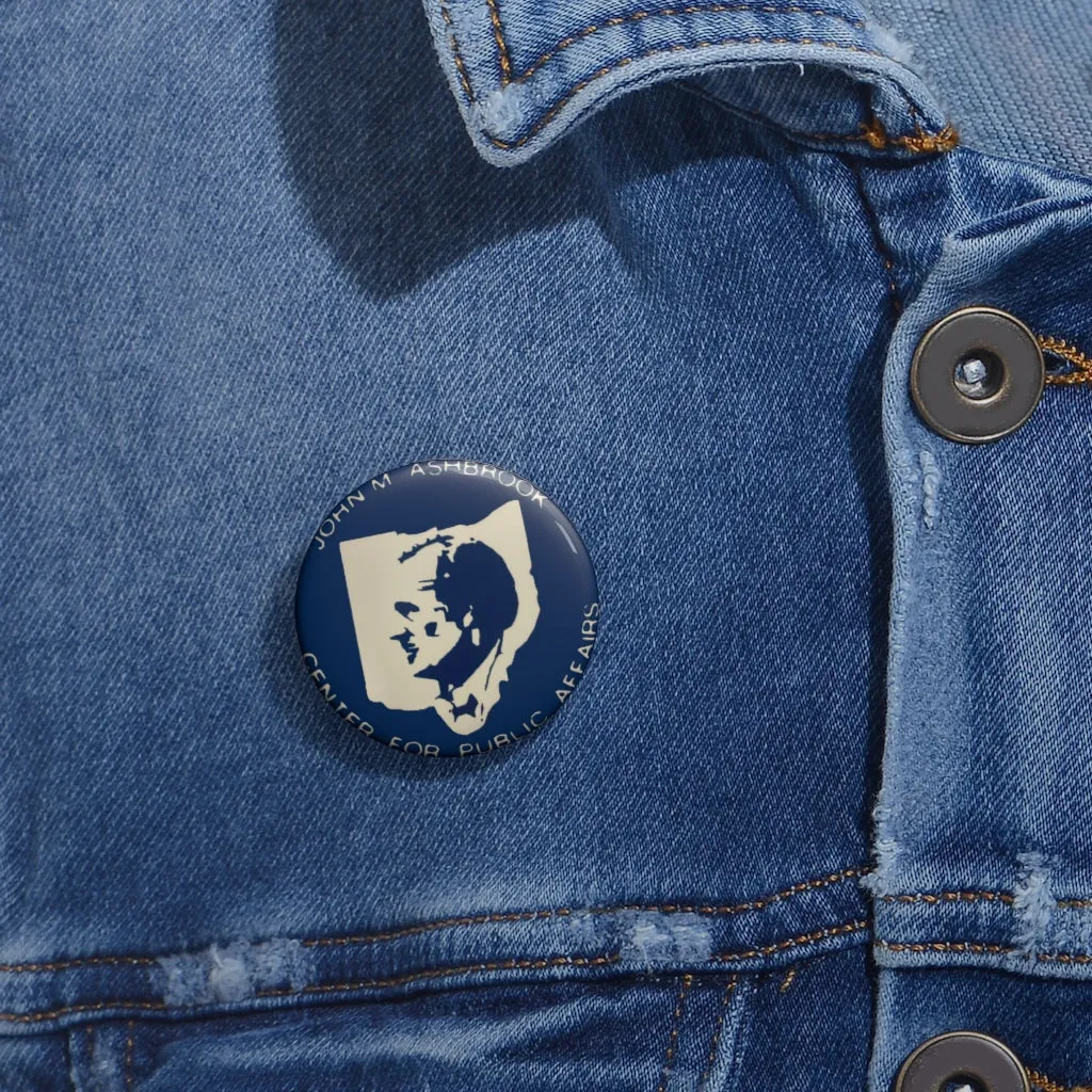 Pin Button with Vintage Logo