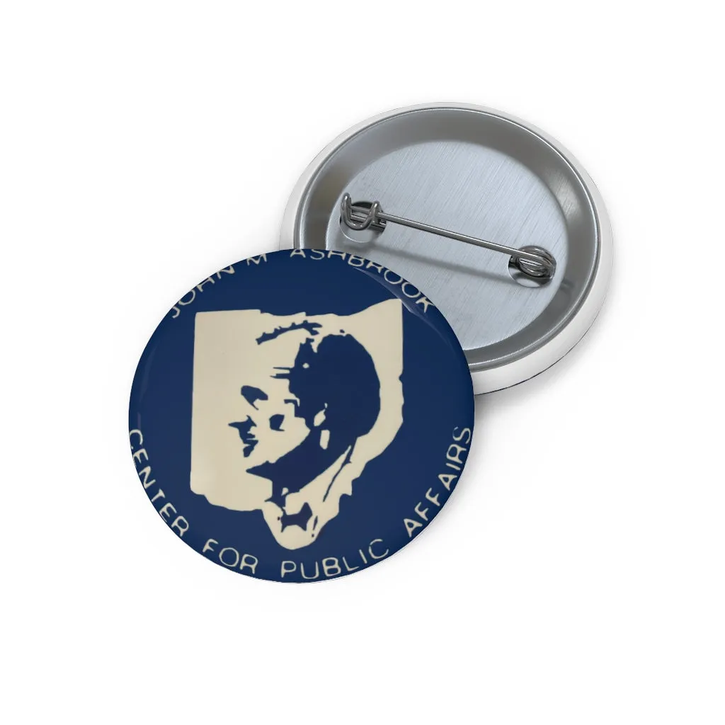 Pin Button with Vintage Logo