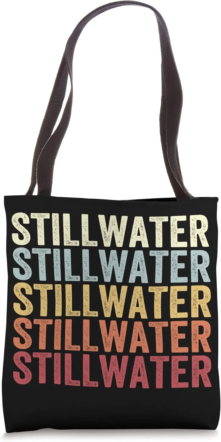Stillwater Minnesota Stillwater MN Retro Vintage Text Tote Bag