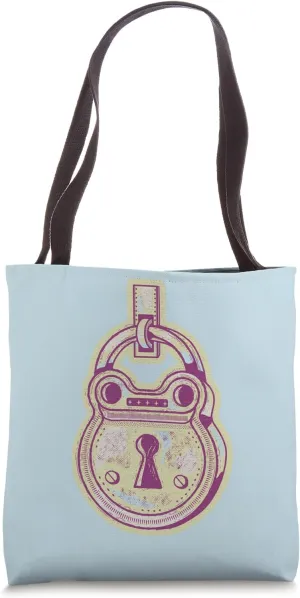 Vintage padlock Tote Bag