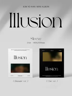 WEI X1 KIM YOHAN [ ILLUSION ] 1st Mini Album ( CHIC Ver. ) ( CD 108p Photo Book Photo Card Transparent Photo Card Polariod Post Card )