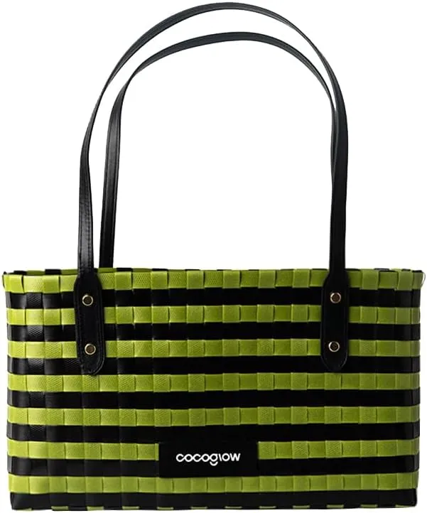 Women's Woven BagPP eco-Friendly Bag,Trendy Travel BagHandbagTop-HandleShoulder Bags