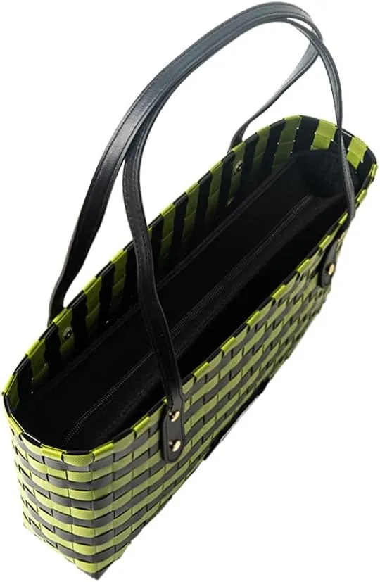 Women's Woven BagPP eco-Friendly Bag,Trendy Travel BagHandbagTop-HandleShoulder Bags