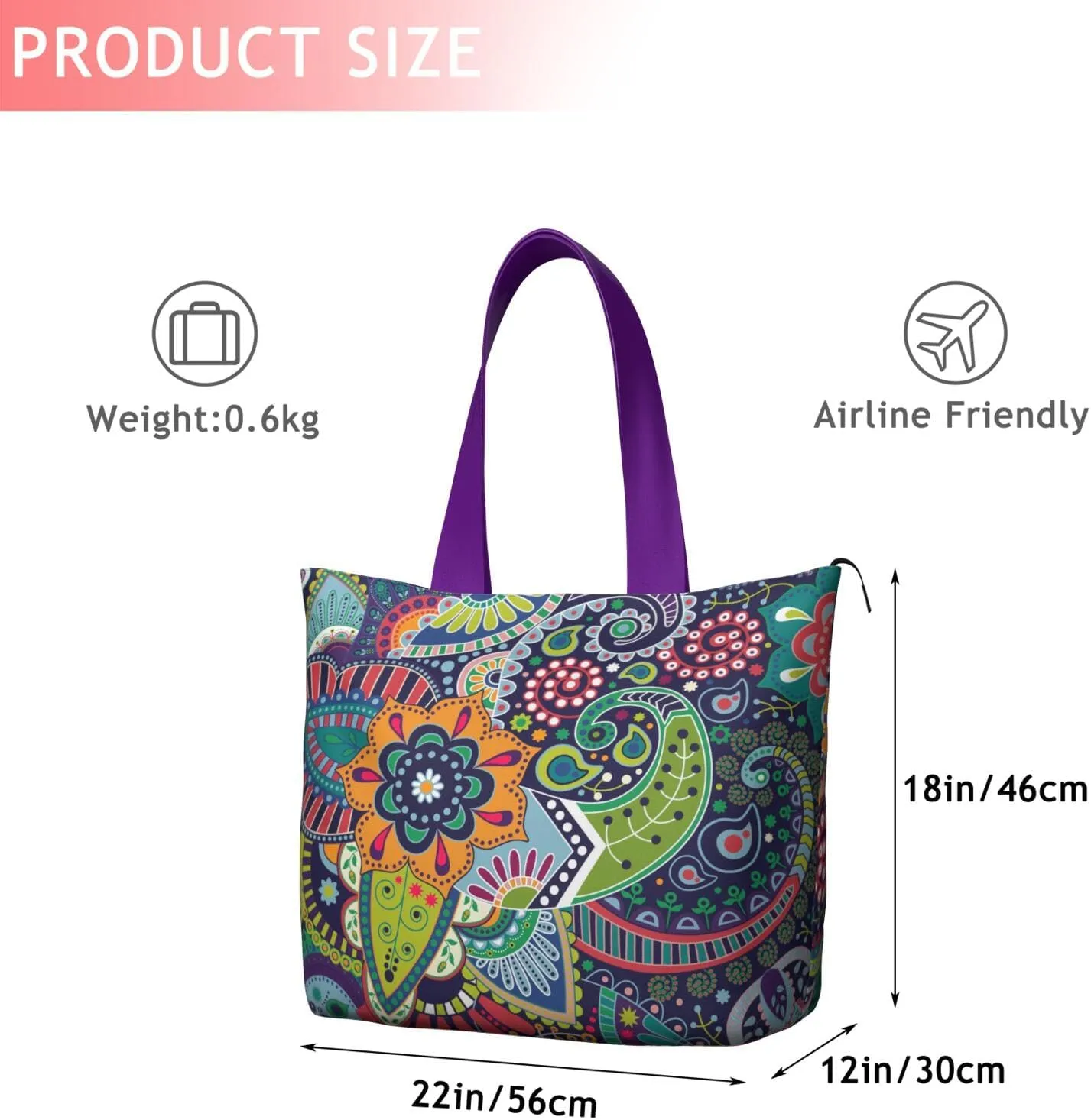 Women's X Large Weekender Travel Bag Beach Duffel Bag Mens Carry on Canvas Overnight Tote Mom hospital maternity bag