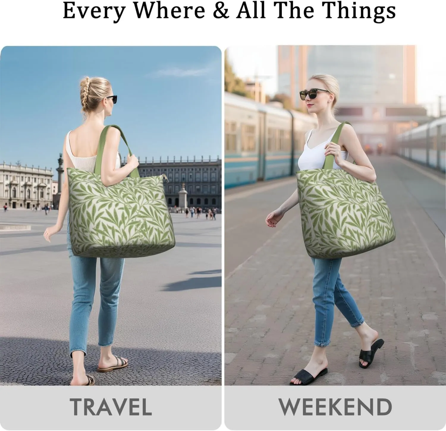 Women's X Large Weekender Travel Bag Beach Duffel Bag Mens Carry on Canvas Overnight Tote Mom hospital maternity bag