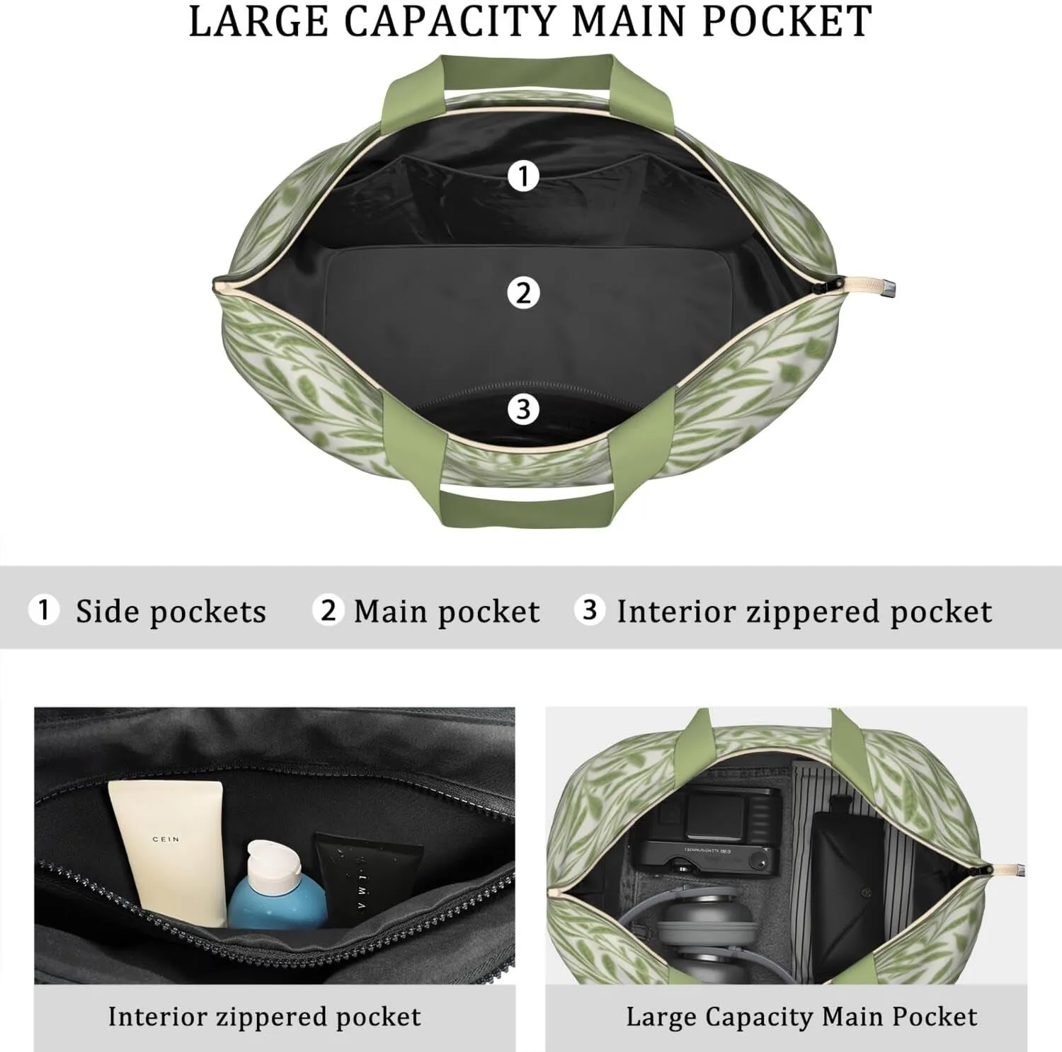 Women's X Large Weekender Travel Bag Beach Duffel Bag Mens Carry on Canvas Overnight Tote Mom hospital maternity bag